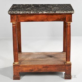 Empire Marble-top Console Table