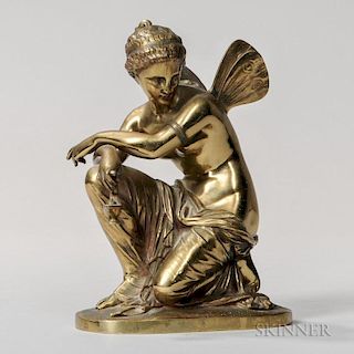 After Eugène Laurent (French, 1832-1898)    Bronze Figure of a Fairy