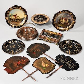 Eleven Victorian-style Table Items