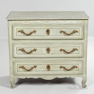 Louis XV-style Provincial Painted Chest