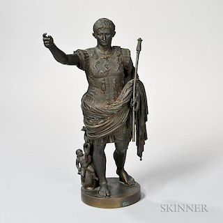 Grand Tour Bronze Figure of Julius Caesar