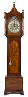 A George III Mahogany Long Case Clock Height 90 inches.