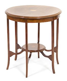 A George III Style Mahogany Spider Leg Table