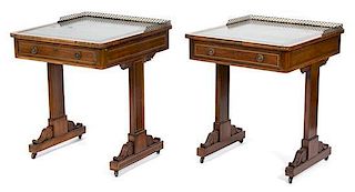 A Pair of Regency Rosewood Writing Tables