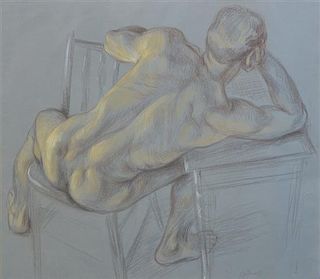 Paul Cadmus, (American, 1904-1999), Untitled (Reclining Nude)