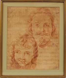 DUTCH OLD MASTER DRAWING, 17th c.