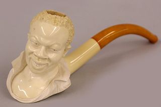 MEERSHAUM PIPE, HEAD OF AFRICAN MAN