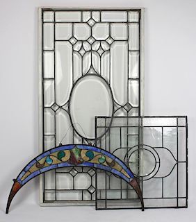 (on 3) LEADED GLASS