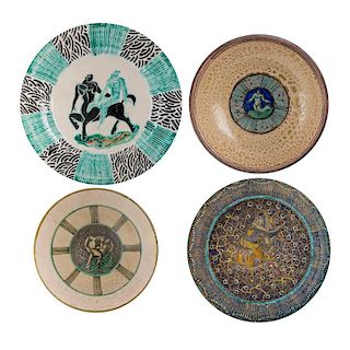 JEAN MAYODON Art Deco bowls and plates