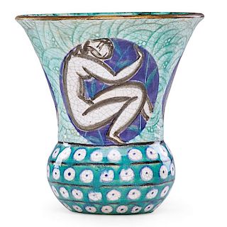 EDOUARD CAZAUX Flaring vase
