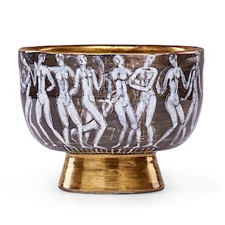 EDOUARD CAZAUX Art Deco footed bowl