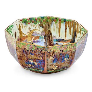 WEDGWOOD Fairland Lustre octagonal bowl