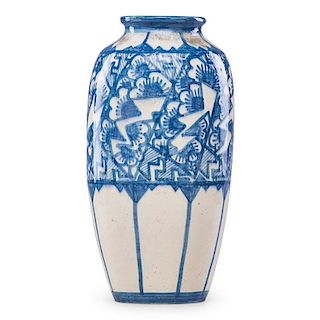RAOUL LACHENAL Tall Art Deco vase
