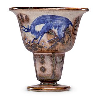 PRIMAVERA Flaring vase with impala