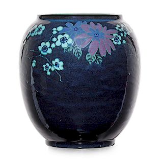 KATHERINE VAN HORNE; ROOKWOOD Jewel Porcelain vase