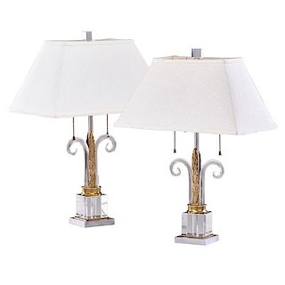 GILBERT ROHDE (Attr.) Two table lamps