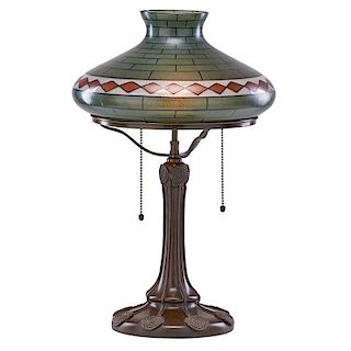 HANDEL Arts & Crafts style table lamp