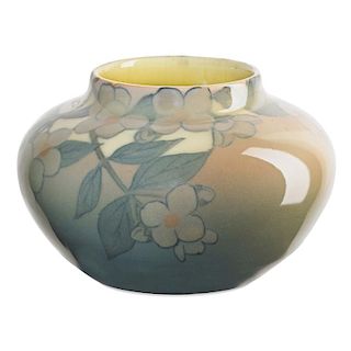 K. SHIRAYAMADANI; ROOKWOOD Jewel Porcelain vase