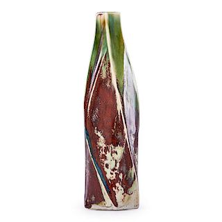 PIERRE-ADRIEN DALPAYRAT Twisting oxblood vase