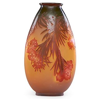 GALLE Large oleander vase