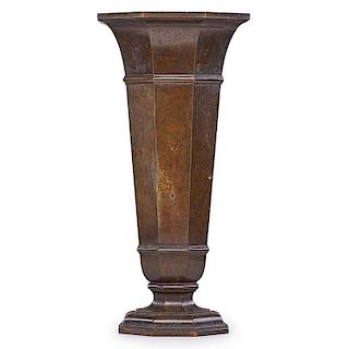 TIFFANY & CO. Bronze floor vase