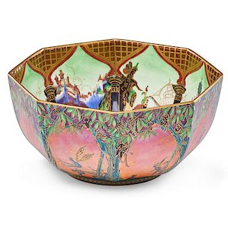 WEDGWOOD Fairyland Lustre octagonal bowl