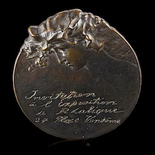 LALIQUE Bronze invitation