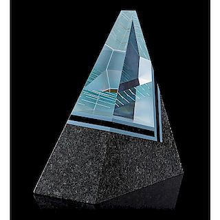 WILLIAM CARLSON Glass sculpture