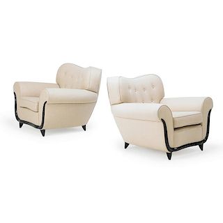 GUGLIELMO ULRICH (Attr.) Pair of lounge chairs