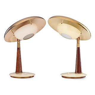 ANGELO LELII; ARREDOLUCE Two table lamps