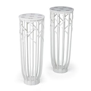 MICHAEL HURWITZ Pair of plant stands