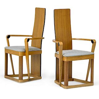 KEM WEBER Rare pair of Airline armchairs