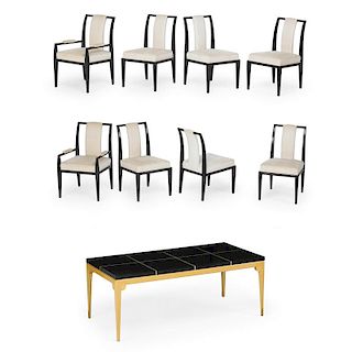 TOMMI PARZINGER Dining table and chairs