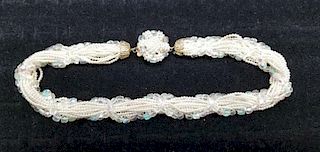 Ladies Multi Strand Beaded Necklace