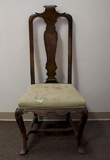 Antique Queen Anne Style Chair