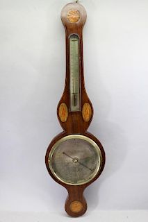Antique Inlaid Barometer
