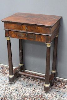 Antique Flip Top Dressing Table