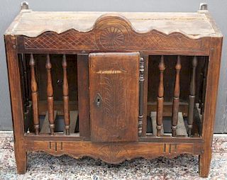 19th C. French Panetiere or Bread Safe