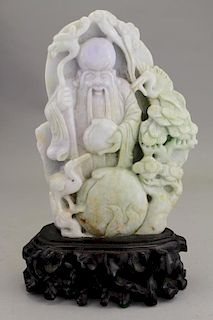 Jade Sau Seng Kong Figure - God of Longevity