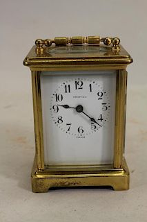 Brass Tiffany & Co. Carriage Clock