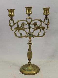 Early 20th C. Jewish Candlestick