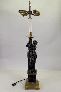 European Style, Figural Celluloid Lamp