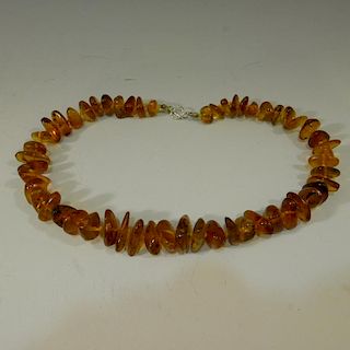 BALTIC AMBER BEADS NECKLACE