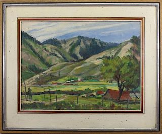 "Outside Boise Idaho 1954" George Straub