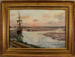 Manner of Boudin, French Port at Low Tide