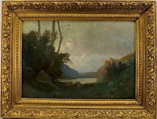 French School, Signed 19th C. Landscape