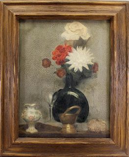 Early 20th C. Wildflowers in a Vase