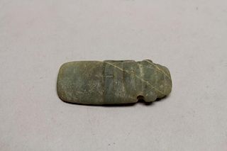 Pre-Columbian Small Ax God Pendant
