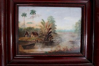 Esteban Chartrand CUBA antique painting