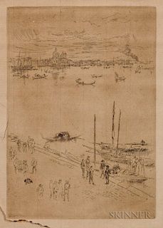 James Abbott McNeill Whistler (American, 1834-1903)  Upright Venice